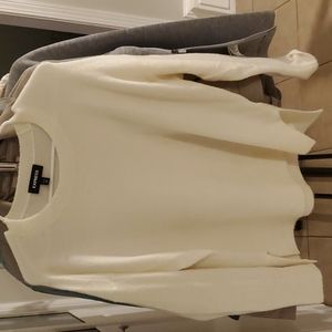 Womens white sweater express